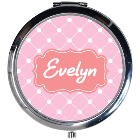 Personalized Name Mini Round Mirror Mini Round Mirror from ArtsNow.com