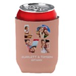 Personalized Couple Photo Name Can Cooler Can Cooler