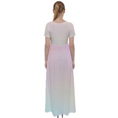 High Waist Short Sleeve Maxi Dress 