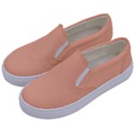 Peach Fuzz 2024 Kids  Canvas Slip Ons