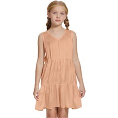 Kids  Sleeveless Tiered Mini Dress 