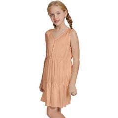 Kids  Sleeveless Tiered Mini Dress 