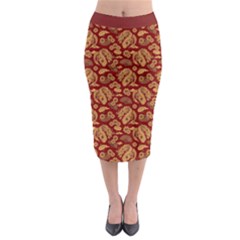 Midi Pencil Skirt 