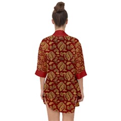 Open Front Chiffon Kimono 