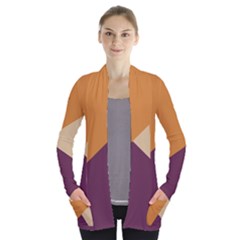 Open Front Pocket Cardigan 