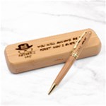 Personalized Best Dad Glasses Fathers day Alderwood Pen Set