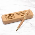 Personalized Happy Birthday Alderwood Pen Set