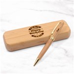 Personalized Happy Birthday Alderwood Pen Set