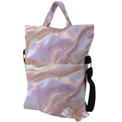 Fold Over Handle Tote Bag 