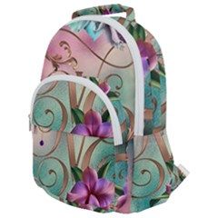 Rounded Multi Pocket Backpack 