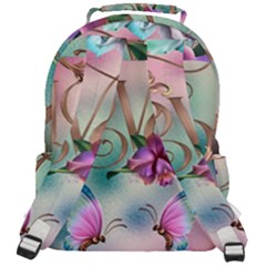 Rounded Multi Pocket Backpack 