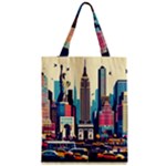 Skyscrapers City Usa Zipper Classic Tote Bag