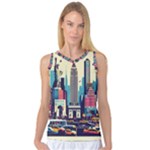 Skyscrapers City Usa Women s Basketball Tank Top