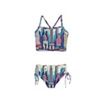 Skyscrapers City Usa Girls  Tankini Swimsuit