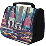 Skyscrapers City Usa Full Print Travel Pouch (Big)