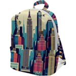 Skyscrapers City Usa Zip Up Backpack