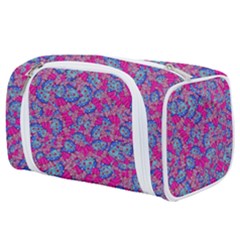 Colorful cosutme collage motif pattern Toiletries Pouch from ArtsNow.com