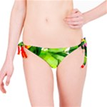 Watercolor Flowers Leaves Foliage Nature Floral Spring Bikini Bottoms