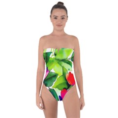 Tie Back One Piece Swimsuit 