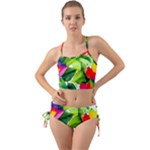 Watercolor Flowers Leaves Foliage Nature Floral Spring Mini Tank Bikini Set