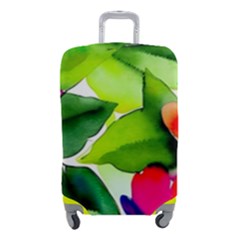 Watercolor Flowers Leaves Foliage Nature Floral Spring Luggage Cover (Small) from ArtsNow.com