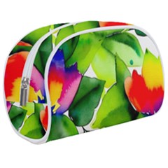 Watercolor Flowers Leaves Foliage Nature Floral Spring Make Up Case (Medium) from ArtsNow.com