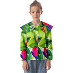 Watercolor Flowers Leaves Foliage Nature Floral Spring Kids  Peter Pan Collar Blouse