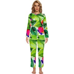 Womens  Long Sleeve Lightweight Pajamas Set 