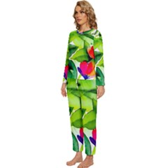 Womens  Long Sleeve Lightweight Pajamas Set 