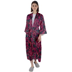 Maxi Satin Kimono 