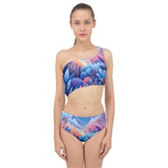 Spliced Up Two Piece Swimsuit 