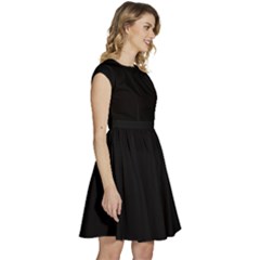 Cap Sleeve High Waist Dress 