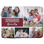 Personalized Photo Any Text Laptop Sleeve Case with Pocket 17  Vertical Laptop Sleeve Case With Pocket