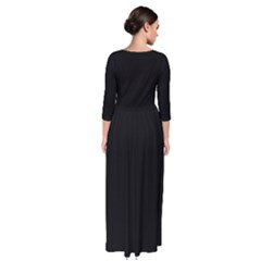 Quarter Sleeve Maxi Dress 