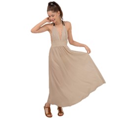 Backless Maxi Beach Dress 