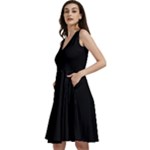 Fantastico Original Sleeveless V-Neck Skater Dress with Pockets