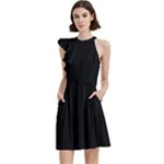 Fantastico Original Cocktail Party Halter Sleeveless Dress With Pockets