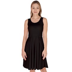 Knee Length Skater Dress With Pockets 