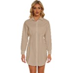 Fantastico Original Womens Long Sleeve Shirt Dress