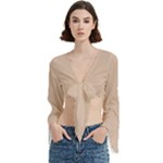 Fantastico Original Trumpet Sleeve Cropped Top