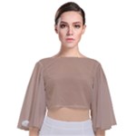 Fantastico Original Tie Back Butterfly Sleeve Chiffon Top