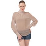 Fantastico Original High Neck Long Sleeve Chiffon Top