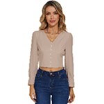 Fantastico Original Long Sleeve V-Neck Top