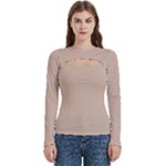 Fantastico Original Women s Cut Out Long Sleeve T-Shirt