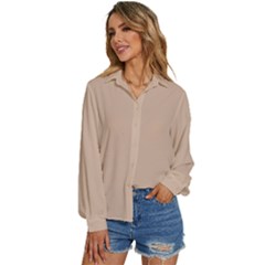 Women s Long Sleeve Button Up Shirt 