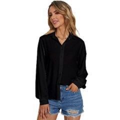 Women s Long Sleeve Button Up Shirt 