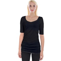 Wide Neckline T-Shirt 