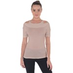 Fantastico Original Shoulder Cut Out Short Sleeve Top