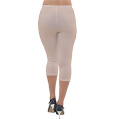 Lightweight Velour Capri Leggings  