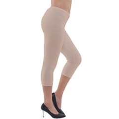 Lightweight Velour Capri Leggings  